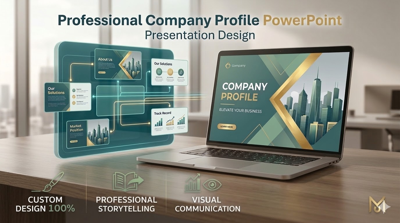 รับทำ PowerPoint แนะนำบริษัท อย่างมืออาชีพ ยกระดับภาพลักษณ์ธุรกิจด้วยบริการ