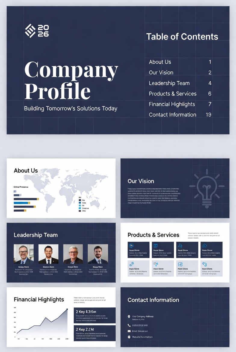PowerPoint Company Profile 2569