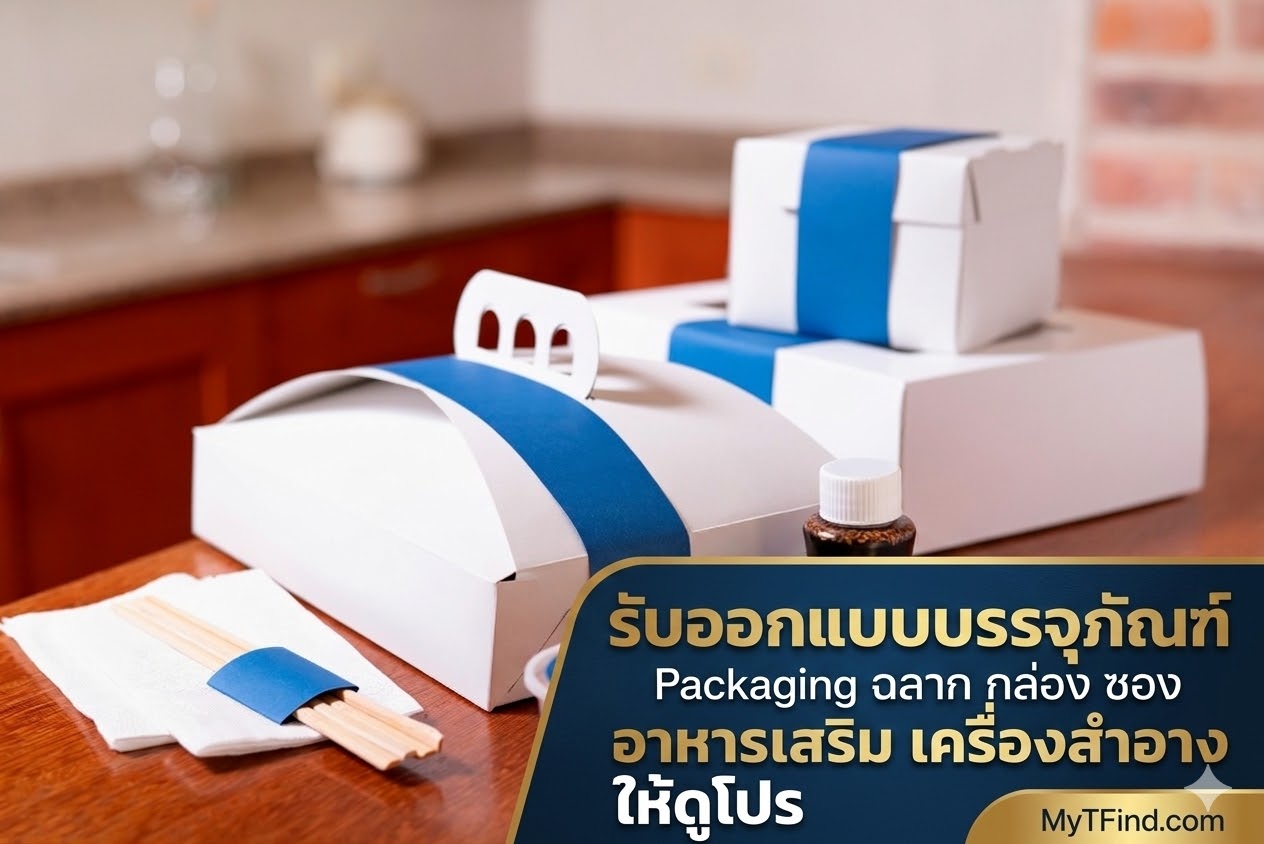 รับออกแบบบรรจุภัณฑ์ Packaging ฉลาก กล่อง ซอง อาหารเสริม เครื่องสำอาง มือโปร